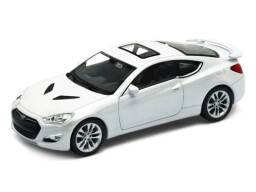 Welly Hyundai Genesis II Coupe 1:34 bílý